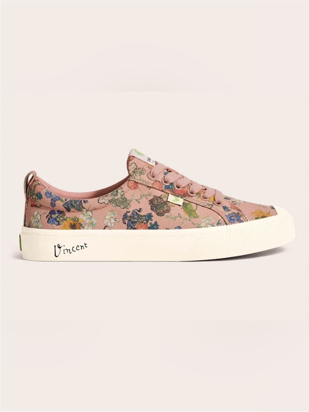Cariuma X Van Gogh Museum Pink Floral Art Sneakers Jubilee 50 Flowers Womens 8.5